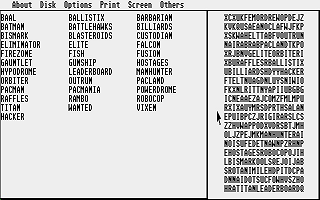 Wordfind Puzzle Generator atari screenshot